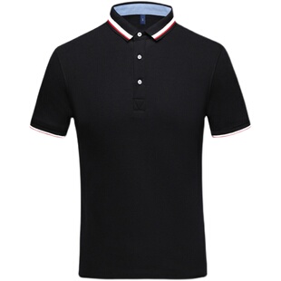 装修装饰公司工作服定制短袖翻领t恤纯棉polo衫刺绣广告衫印logo