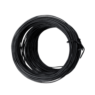 电镀锌铁丝扎线0.55扁圆形园艺捆绑包塑扎丝0.75葡萄架固定带子扣