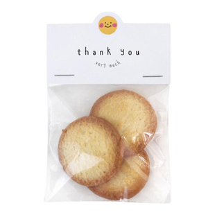 白色百搭小太阳笑脸饼干页眉 情人节谢谢笑脸曲奇糖果包装饰卡头