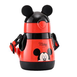正品迪士尼小容量女吸管304毫升保温杯迷你可爱儿童米妮200ml幼儿