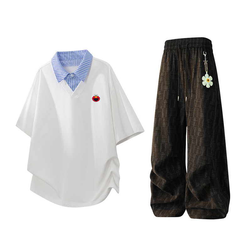 芝麻街官方正品帅气男装一套搭配