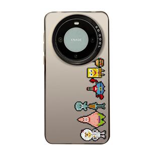 像素海绵宝宝适用华为mate80promax手机壳70男生60男款50卡通40e动漫30荣耀magic8男士7外6保护套5新款防摔男