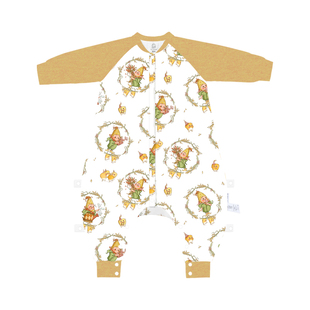 721星球婴幼儿睡袋60S竹棉纱布儿童分腿睡袋宝宝四季通用防踢被