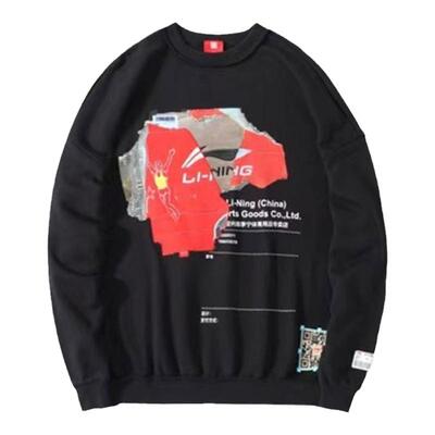中国李宁男女宽松运动卫衣