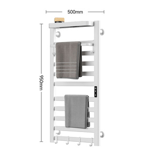 大尺寸浴巾专用智能电热毛巾架家用浴室免打孔浴巾烘干加热置物架