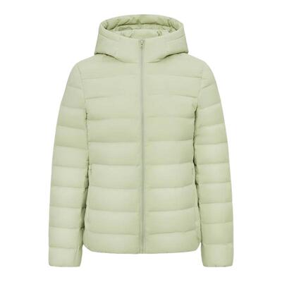 雪中飞时尚短款连帽轻薄羽绒服