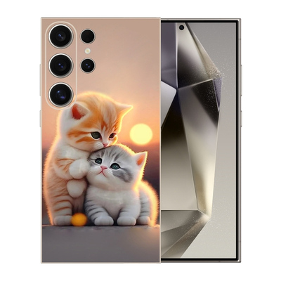 SamsungS26ultra适用S24plus三星S25FE手机壳22+21加23u猫A56猫咪55女54男53cute电话15苹果17可爱case外16软