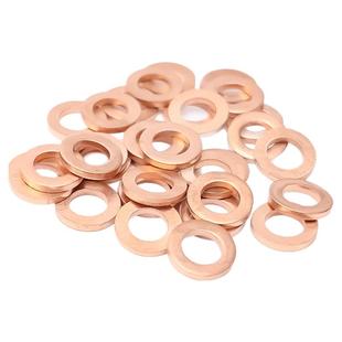 紫铜垫片套盒圆形船用放油螺丝垫片密封垫圈 1mm1.5mm2mm现货定制