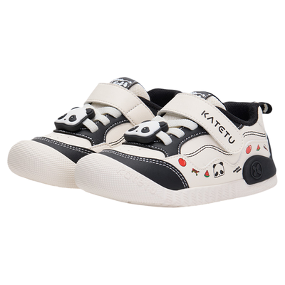 【卡特兔&52TOYS胖哒幼】宝宝2026年春新品熊猫鞋男女童学步鞋