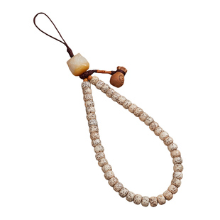 原创设计天然星月菩提手机链挂件套手腕绳盘玩文玩复古风佛系小众挂饰男女手机壳挂绳汽车钥匙扣2025年新款