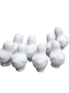 原创桌面生肖鸡沐土陶瓷摆件简约