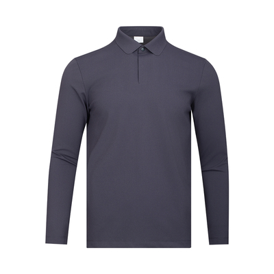 冬季男士科技保暖加绒圆领POLO