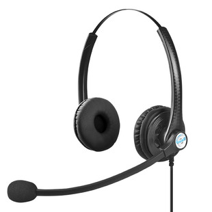 贝恩A26话务员头戴式客服耳机话务耳麦座机pte降噪USB手机电脑