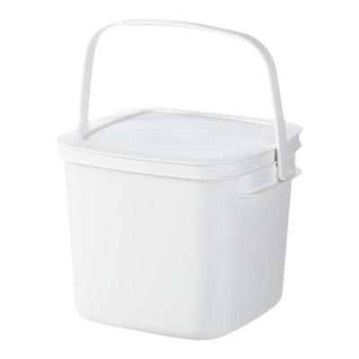 霜山9L方形带盖手提桶