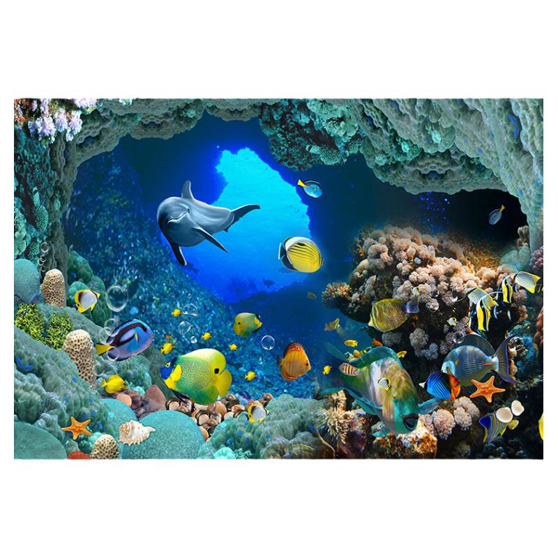 【自粘墙贴】海底世界装饰壁画