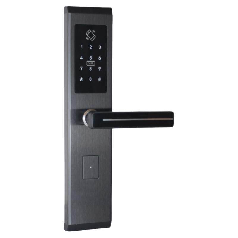 酒店公寓APP密码锁宾馆刷卡锁磁卡感应宿舍IC卡智能防盗门电子锁