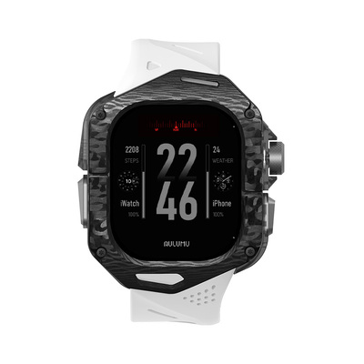 AULUMU苹果手表保护壳钛碳套装