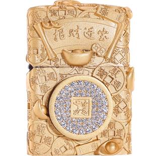 Zippo正品打火机 摇钱树外壳官方旗舰店正版防风煤油送男朋友礼物