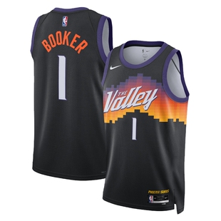NBA官方Nike耐克太阳德文布克City Edition复古速干球衣篮球服