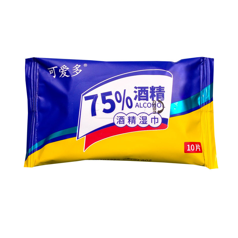 可爱多75度便携酒精除菌清洁湿巾