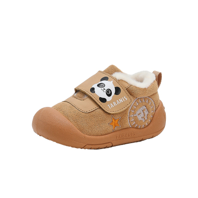 【自营】TARANIS/泰兰尼斯童鞋冬季新款学步鞋加绒保暖宝宝棉鞋子