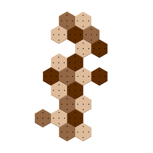 高级感墙壁上置物架洞洞板承重力强复古风实本入户门后窄款收纳架