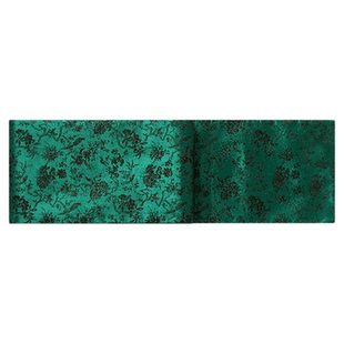 一纪宋代美学茶席轻奢高端绿色桌旗家用多尺寸氛围感喝茶桌布垫