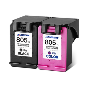 805墨盒可加墨适用HP2720 2722 2723 2729 1212黑色2330 2332彩色dj2721 2700 1210打印机DeskJet连喷XL