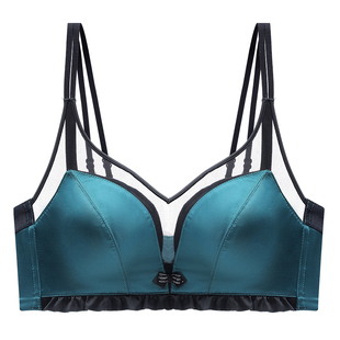 你买过的日记内衣女小胸聚拢无钢圈上托无痕收副乳调整型光面文胸