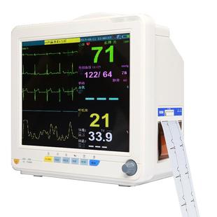 可孚医用心电监护仪家用便携血压血氧多参数24小时动态心电监测仪
