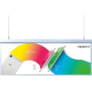 双面悬挂招牌超薄灯箱挂墙式广告展示牌超市地铁海报led发光吊牌