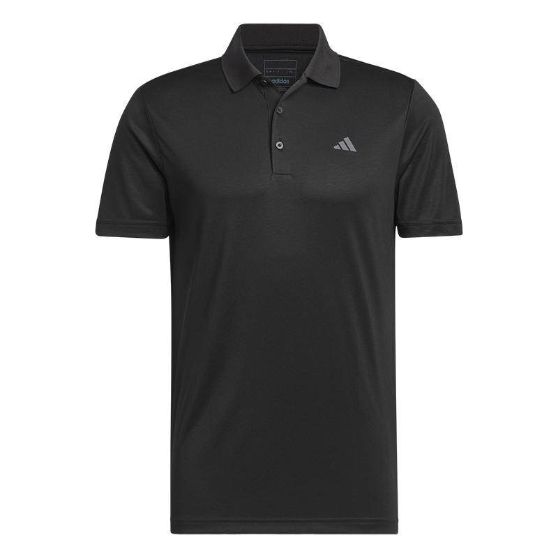 高级感高尔夫运动纯色针织翻领短袖POLO衫男夏季adidas阿迪达斯