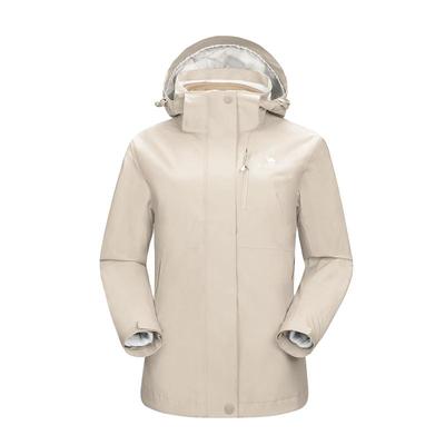 防暴雨三合一冲锋衣骆驼情侣款