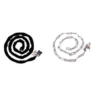 加长款加粗户外防水防锈链条锁门锁自行车防盗门大门锁车锁电动车