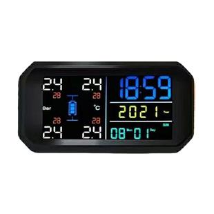 汽车胎压监测器大屏胎压侦测轮胎压力检测仪高精度多功能无线TPMS