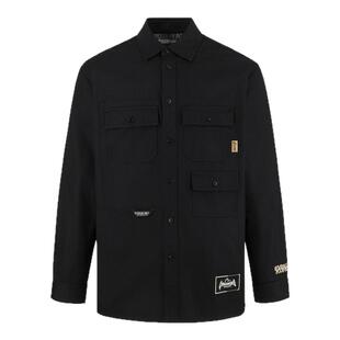 EVISU KURO 男士商标刺绣衬衫2ESGNM5SL5008RXCT