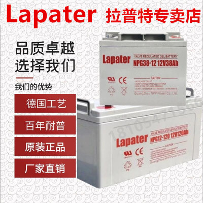 Lapater蓄电池NP65-12V7A12A17A24A33A38A65A100A150A200AH