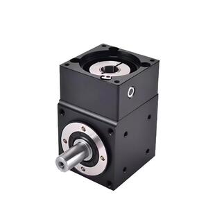 转角中空轴减速机60直角双轴孔输出减速箱高精密90度换向器厂家