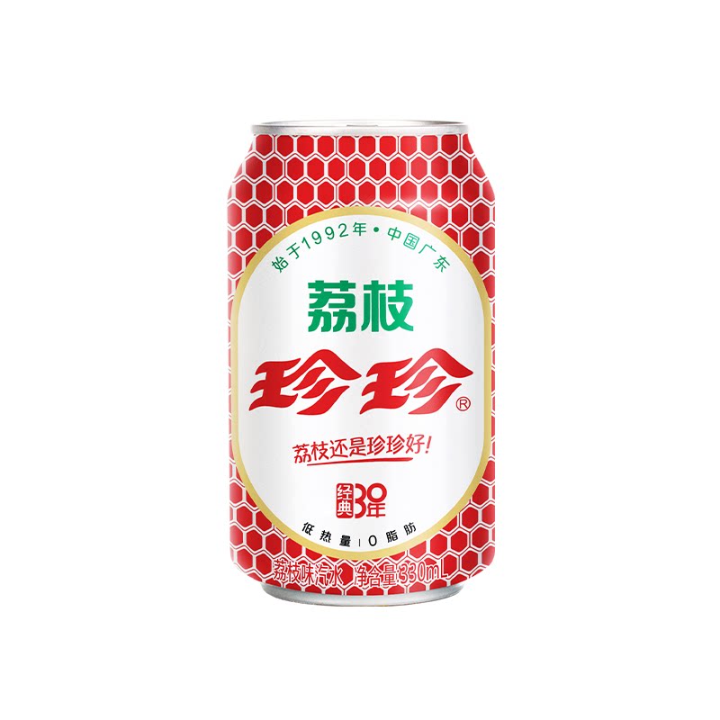 珍珍荔枝味汽水12罐*330mL