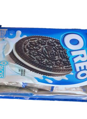 印尼奥利奥OREO 进口花生酱夹心巧克力软曲奇饼干256克休闲零食品
