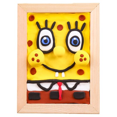 创意手工制作幼儿园画框木质