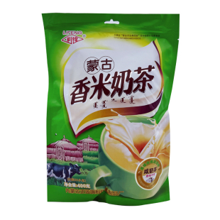 蒙古香米奶茶正蓝旗利锋酥油茶袋装400g小包袋装炒米速溶早餐冲饮