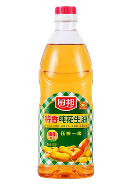 厨邦特香纯花生油900ml*1植物油