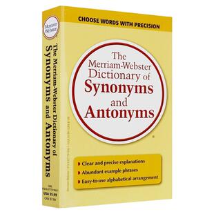 韦氏同义词反义词词典 英文原版 The Merriam Webster Dictionary of Synonyms and Antonyms韦小黄 麦林韦氏英英词典英语字典辞典