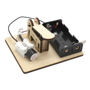 电动发报机 摩斯电码自制趣味手工DIY儿童木制拼装创意科学小实验