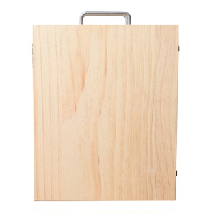 喜舍香遇-64格doTERRA多特瑞精油松木手提书合页展示架存储实木盒