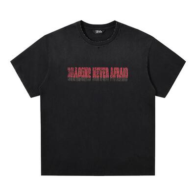 DNAD-BASE系列字母印花短袖T恤