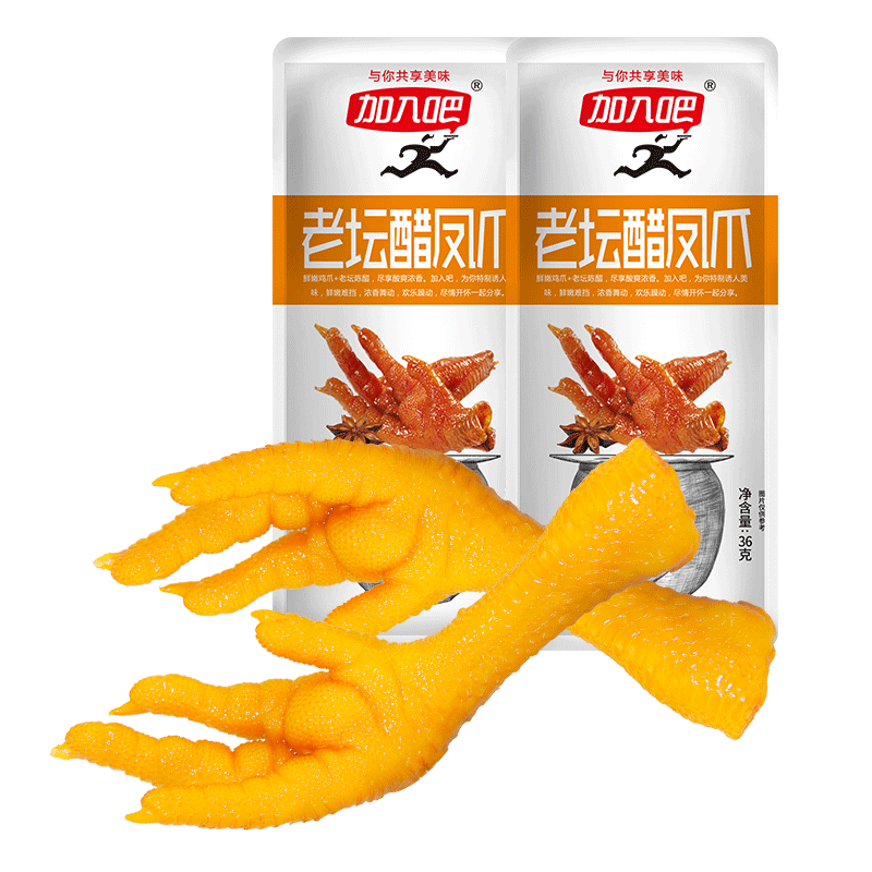 加入吧老坛醋泡凤爪休闲零食卤味