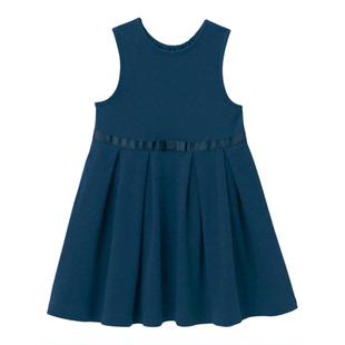 外贸童装女童背带裙新款连衣裙春夏季纯棉无袖背心裙套头校服裙子