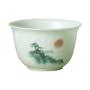 一次性功夫茶杯家用高档小号品茗杯加厚旅游便携茶具稻香喝茶品茶